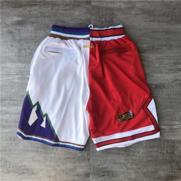 1997 NBA Finals Bulls x Jazz Shorts (RedWhite) back