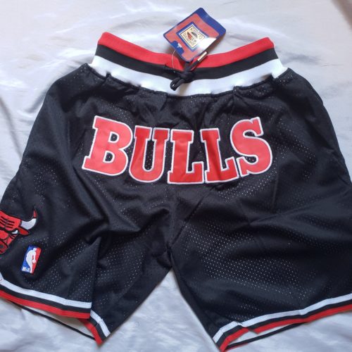 Chicago Bulls Shorts Black - justdonshorts