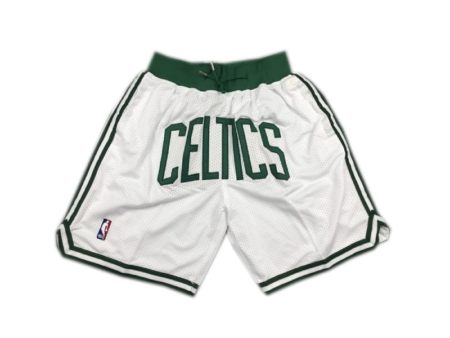 Boston Celtics Shorts White