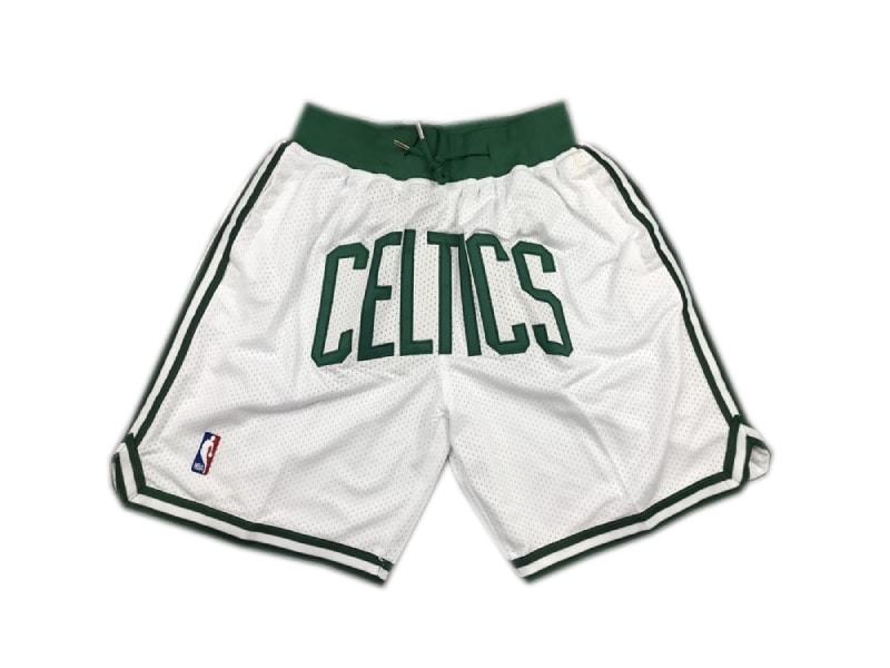 Boston Celtics Shorts White - Justdonshorts