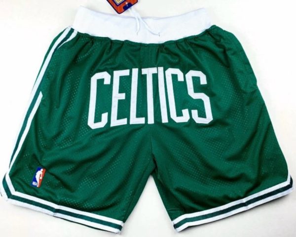 Boston Celtics shorts green 3