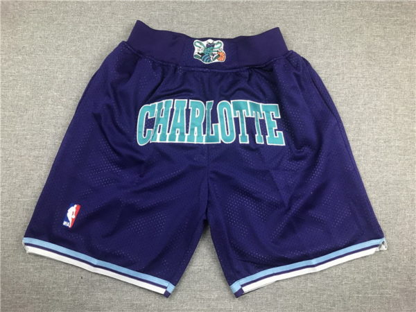 Charlotte Hornets Shorts (PURPLE) 2