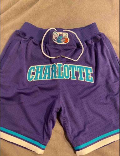 Charlotte Hornets Shorts Purple photo review