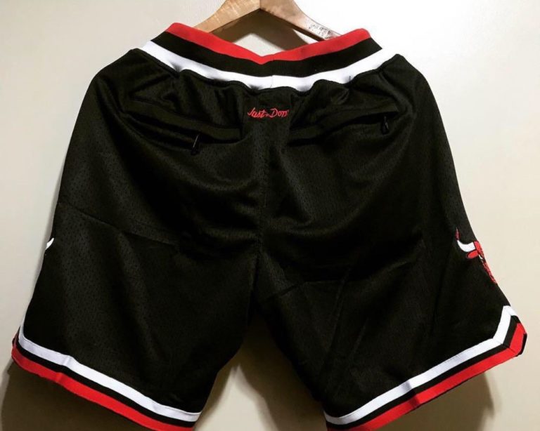 Chicago Bulls Shorts Black Justdonshorts