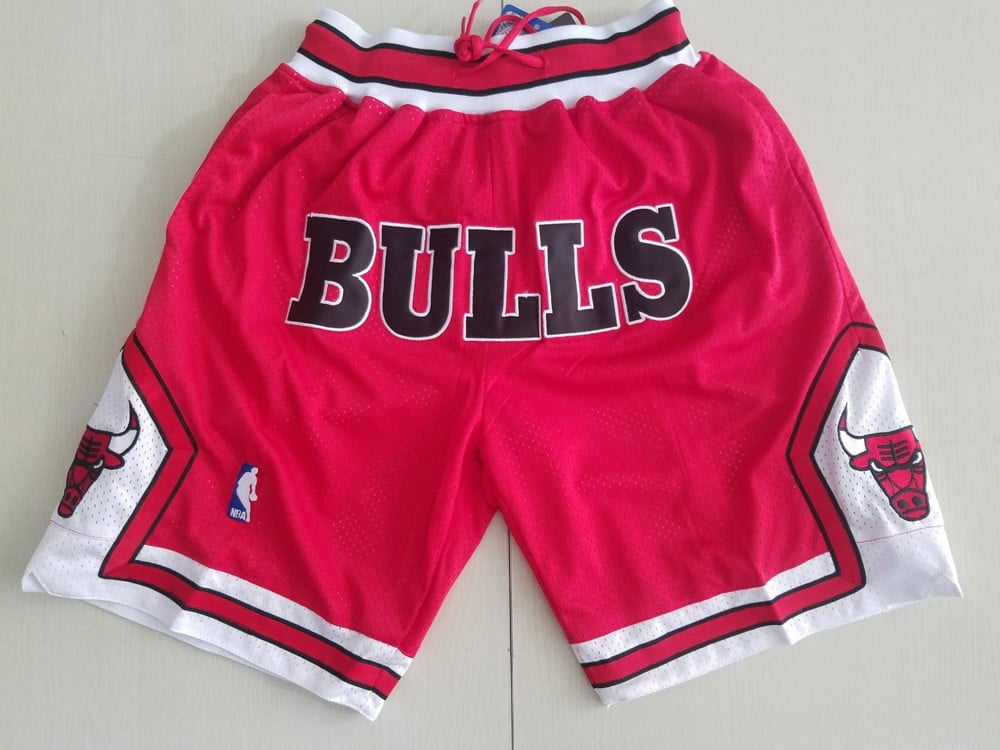 Chicago Bulls Shorts Red - justdonshorts