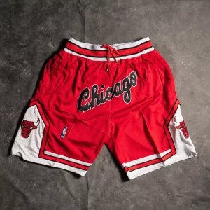 Chicago Bulls Throwback Red Shorts