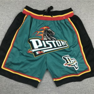 Detroit Pistons Shorts (Teal) 2