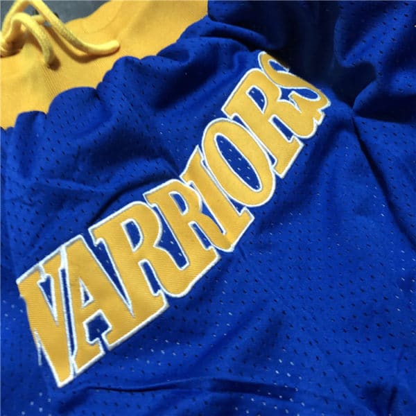 Golden State Warriors Shorts Royal logo