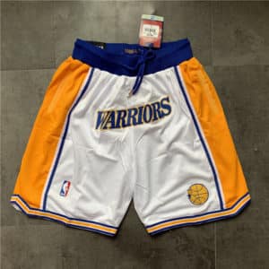 Golden State Warriors Shorts White