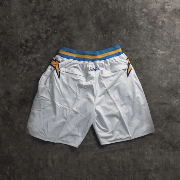 Los Angeles Chargers White Shorts back