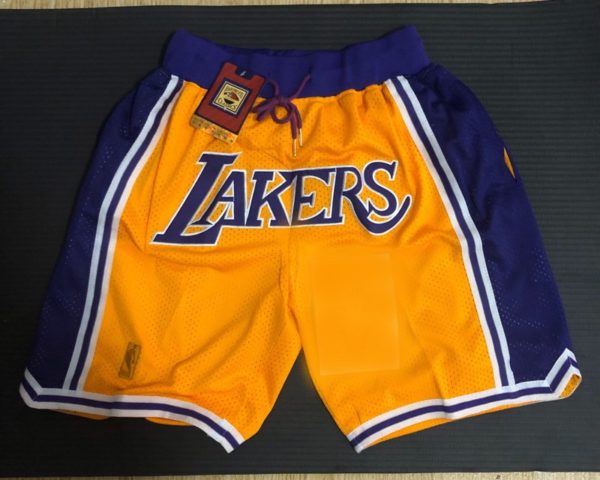 Los Angeles Lakers Shorts (Yellow) 2