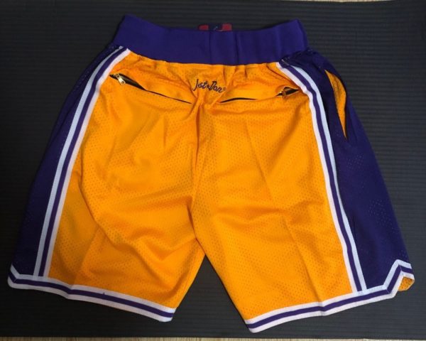 Los Angeles Lakers Shorts (Yellow) 3