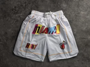 Miami Heat 2023 White City Edition Shorts