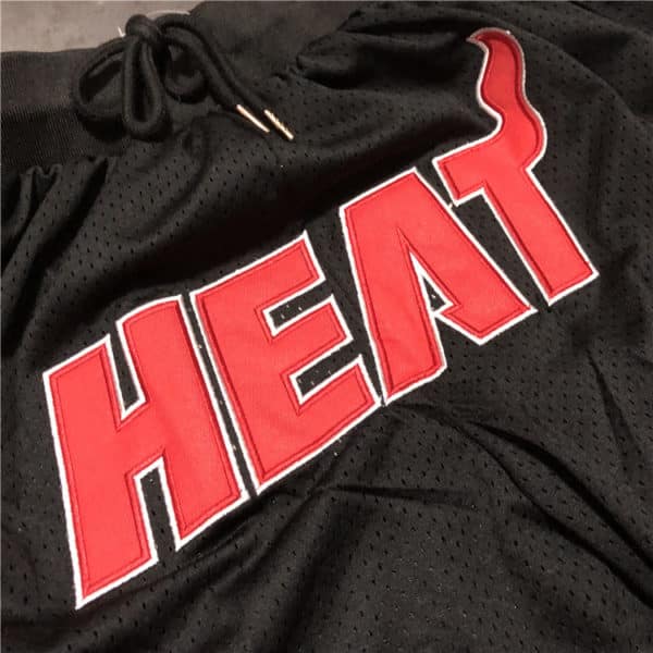 Miami Heat Shorts Black HEAT