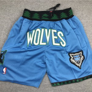Minnesota Timberwolves Shorts (Blue) 2