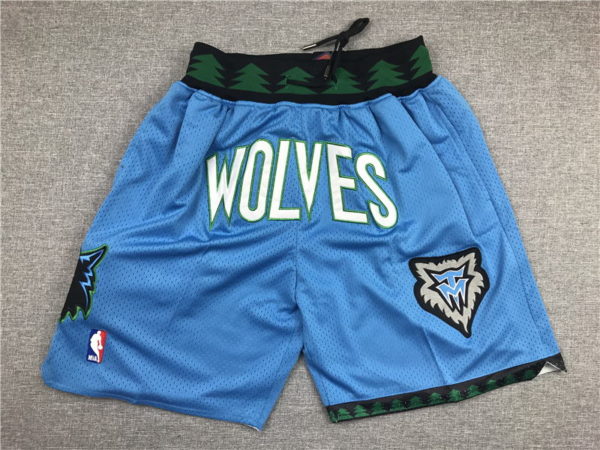 Minnesota Timberwolves Shorts (Blue) 2