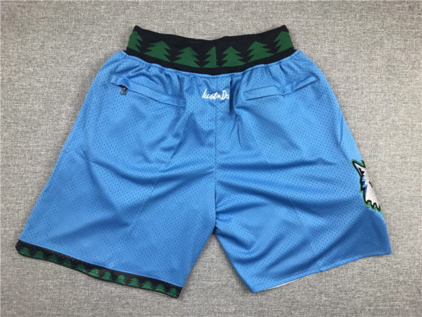 Minnesota Timberwolves Shorts (Blue) 3