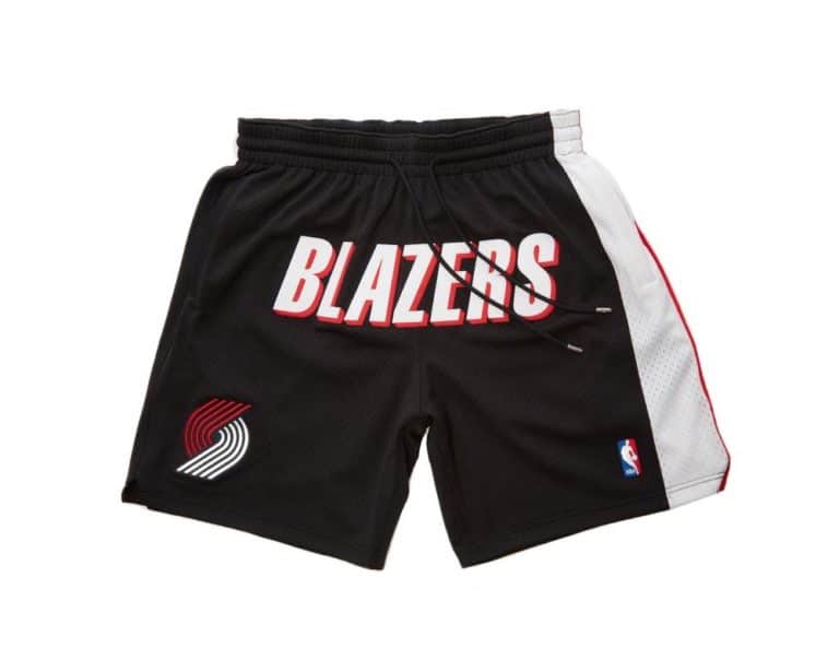 Portland Trailblazers Shorts Black - Justdonshorts