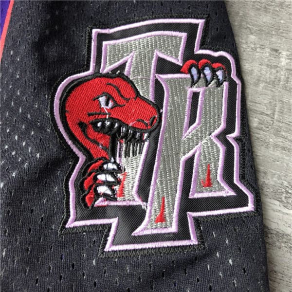 Toronto Raptors Shorts Purple logo