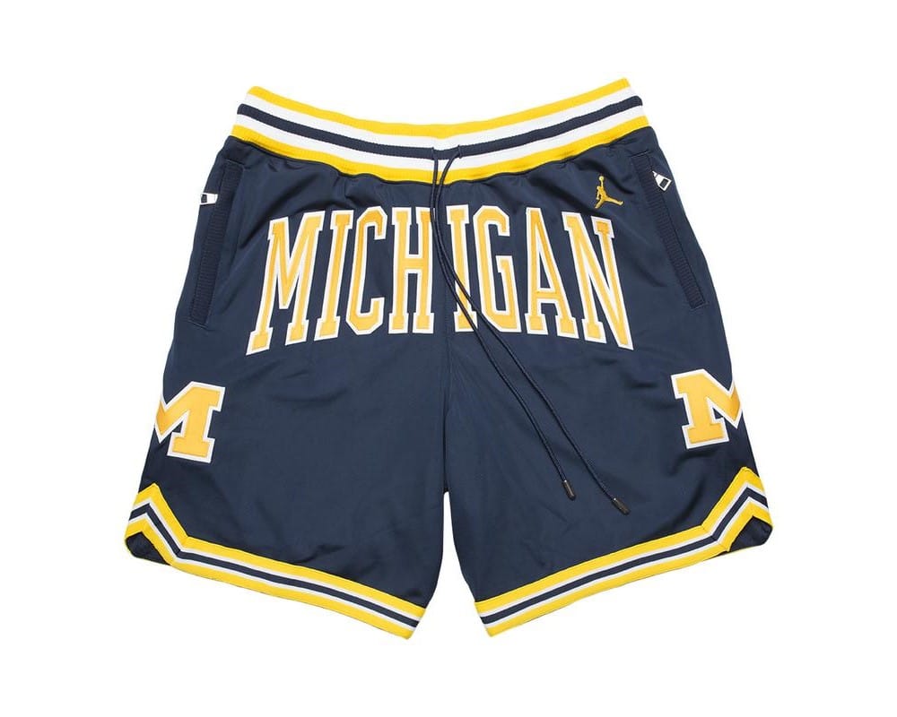 University of Michigan Shorts Navy justdonshorts