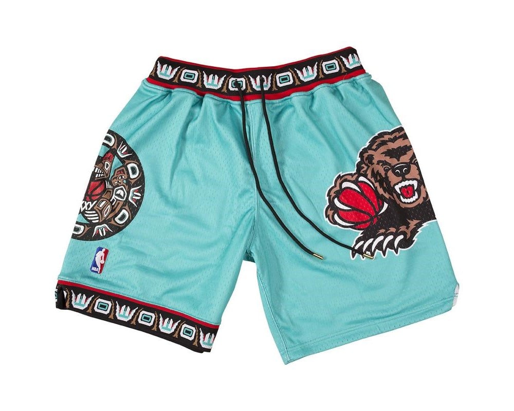 grizzlies teal shorts