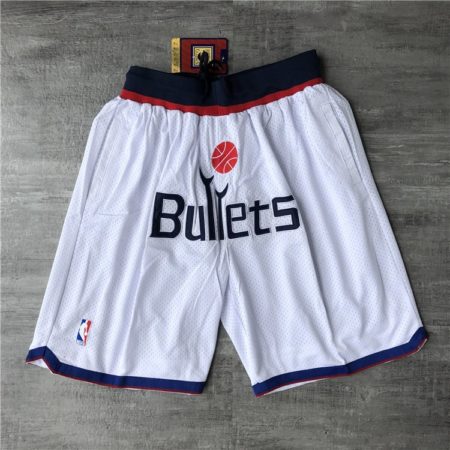 Washington Bullets shorts White