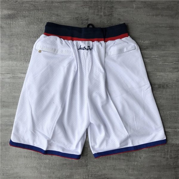 Washington Bullets shorts White back