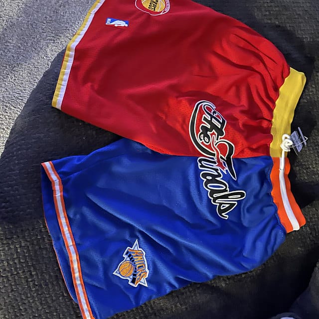 1994 Finals Shorts Rockets x Knicks Basketball Just Don (Red/Blue) photo review