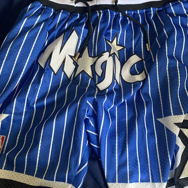 Orlando Magic Basketball Just Don Shorts Blue photo review