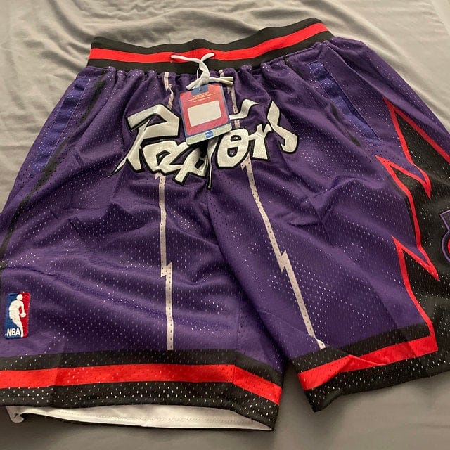 Toronto Raptors Basketball Just Don Shorts Purple photo review