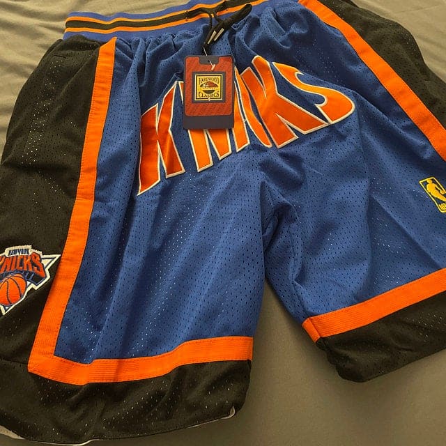 New York Knicks Shorts Black Basketball Just Don photo review