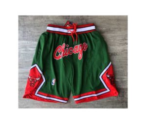 Chicago Bulls Shorts Green Chicago