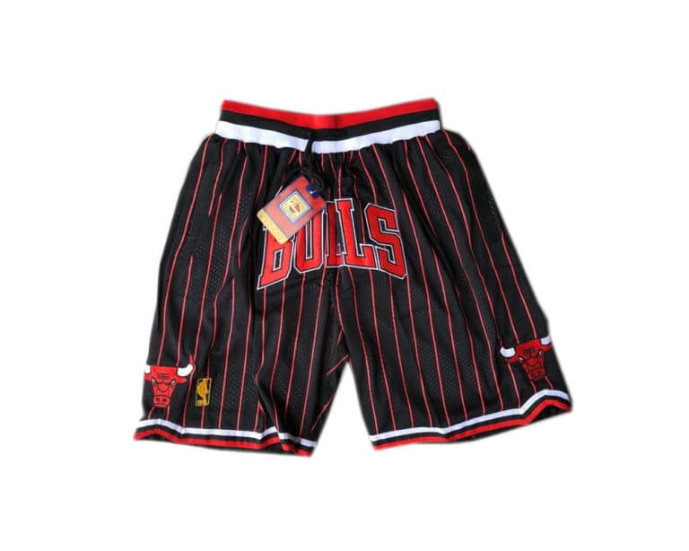 Chicago Bulls Shorts Black Strip justdonshorts