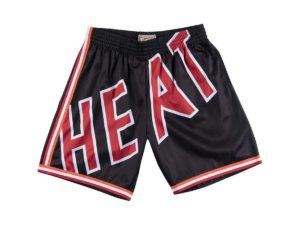 Miami Heat Big Face Shorts Black