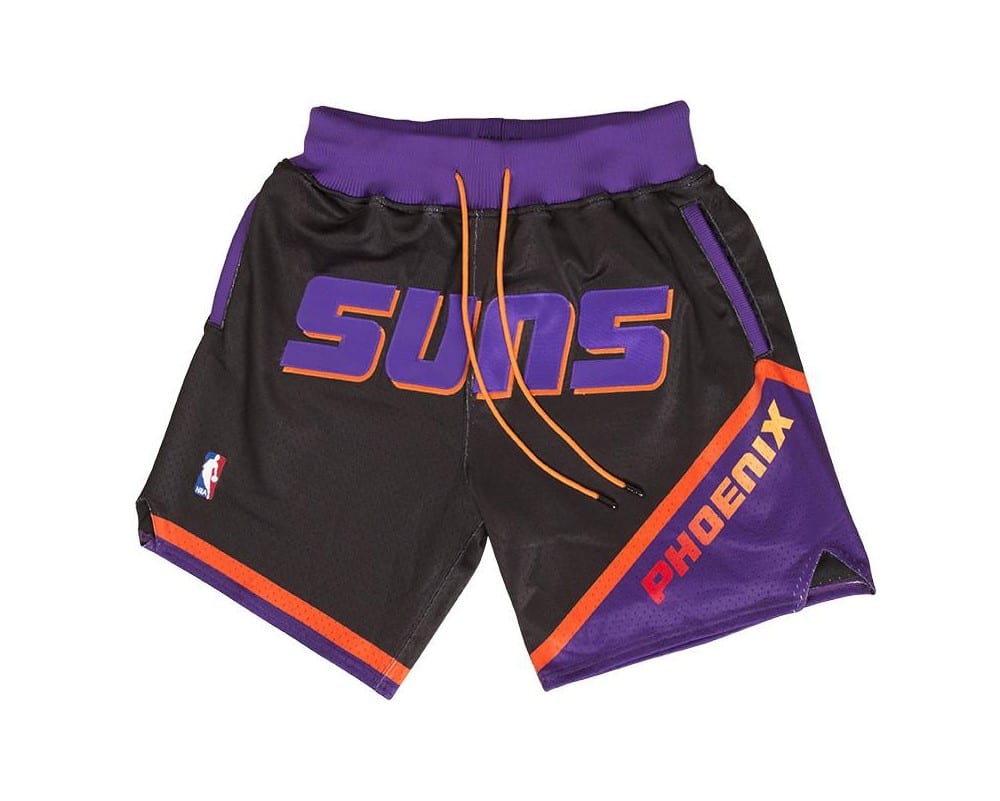 Phoenix Suns Shorts Black Justdonshorts 