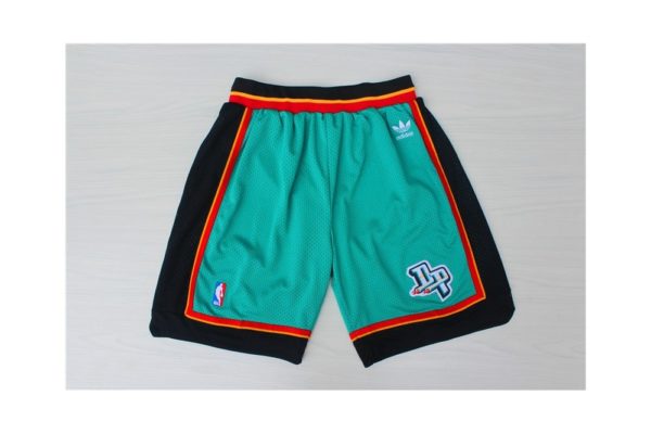 Pistons Green Hardwood Classics Shorts