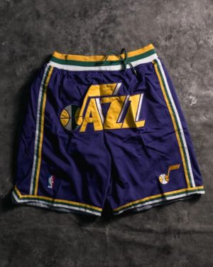 Utah Jazz Throwback Shorts 90s