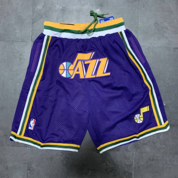 Utah Jazz Throwback Shorts 90s