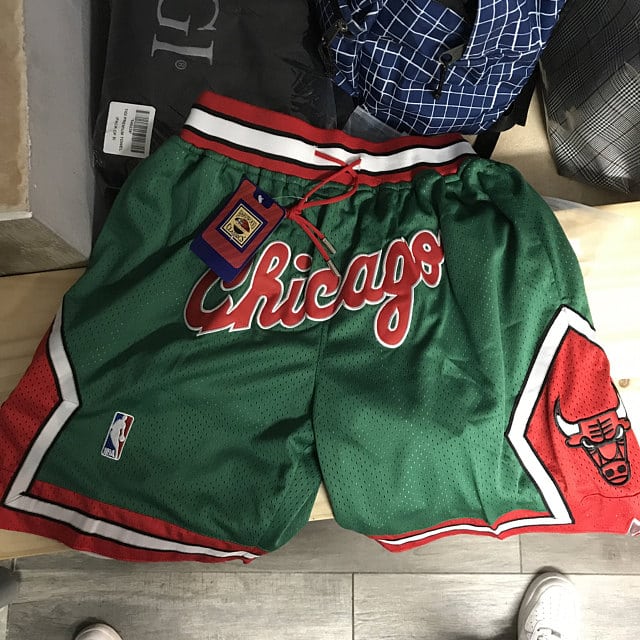 Chicago Bulls Shorts Green Chicago photo review