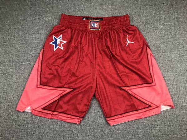 All Star 2020 Basketball Shorts red 4