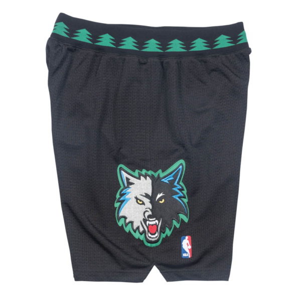 Minnesota Timberwolves 2003-04 Alternate Shorts black 3