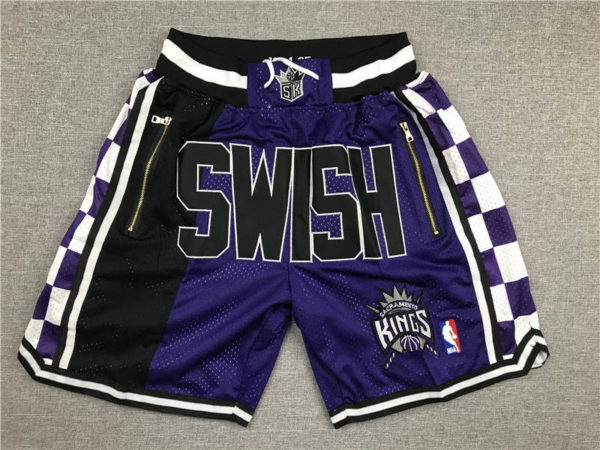 Sacramento Kings Shorts Purple SWISH 4