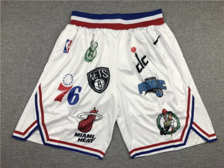 Supreme-NBA-Teams-Short-White 1