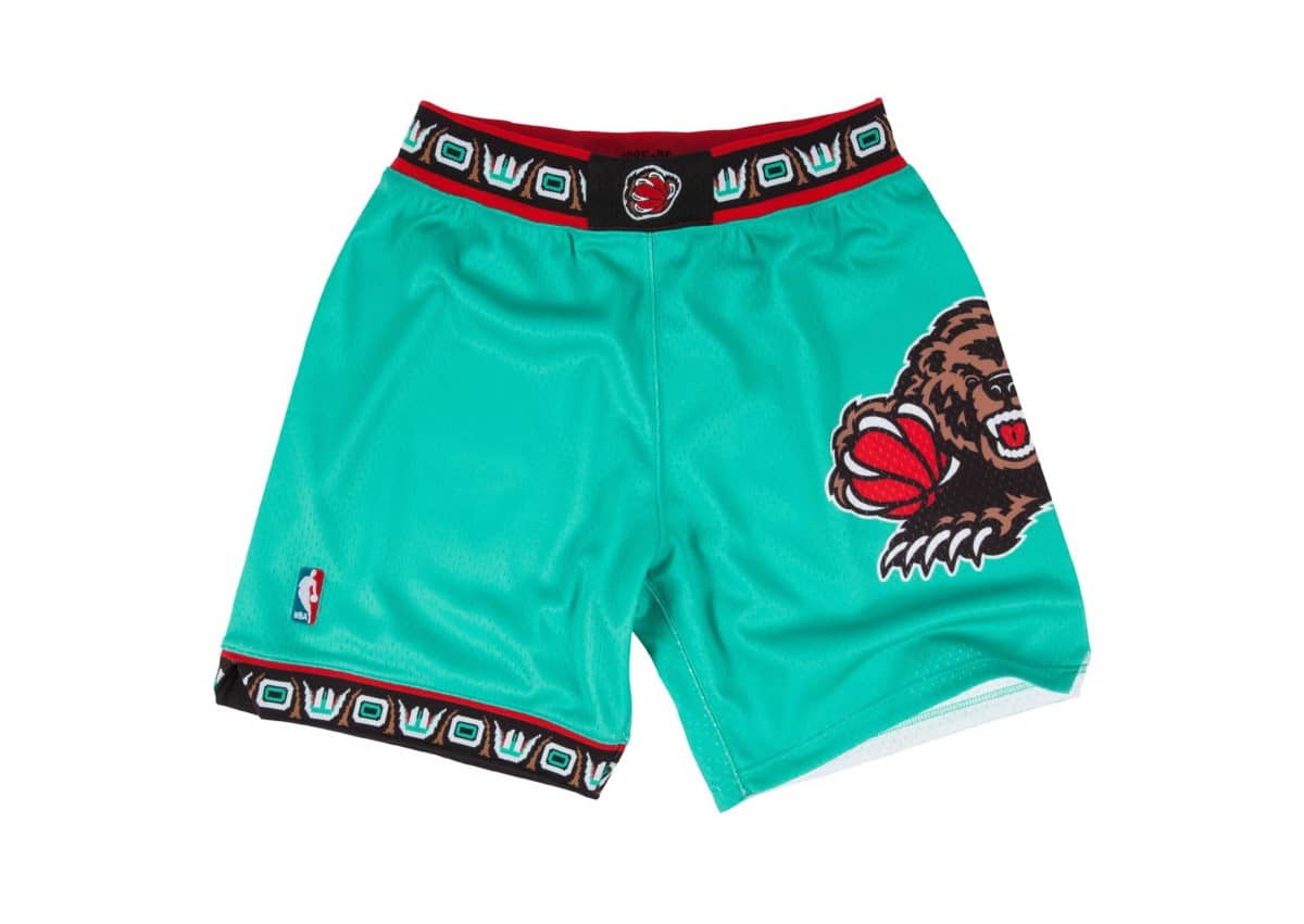 Vancouver Grizzlies 199596 Shorts Teal Justdonshorts