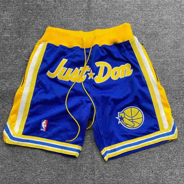 Golden State Warriors Retro Style 1995-1996 Shorts - Image 2