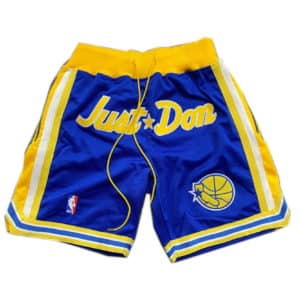 Just Don Style x 1995-1996 Golden State Warriors Retro Basketball Shorts a