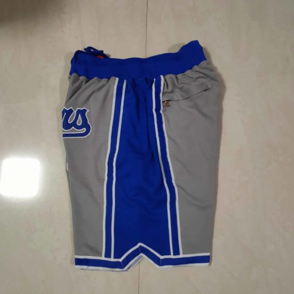 Los Angeles Dodgers Grey Shorts sdie