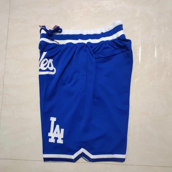 Los Angeles Dodgers Royal Shorts side