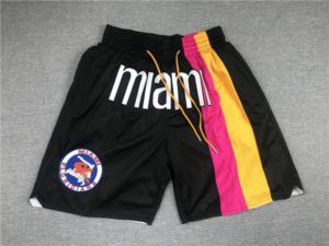 Miami Heat 2005-2006 M&N Alternate MIAMI Shorts