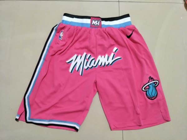 Miami Heat Pink Shorts